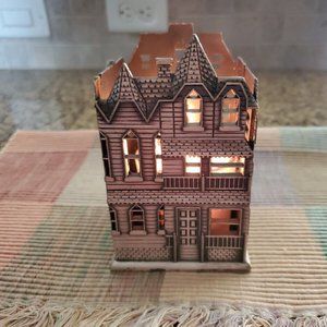 Unique Metal Copper Color Candle Holder ~ Architectural House Building Design